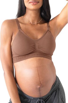 Kindred Bravely Simply Sublime Seamless Nursing Bra in Mocha at Nordstrom, Size X-Large