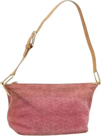 Celine Pre-owned Vintage Schoudertas - Dames - Vintage Schoudertas - Roze - ONE Size - Leer - Vintage
