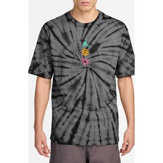 Nike Jordan Mindfulness Tie Die Cotton Graphic T-Shirt in Iron Grey at Nordstrom, Size Medium