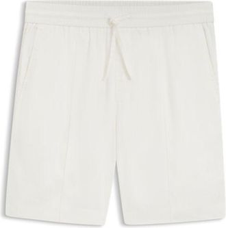 HUGO BOSS Straight-fit shorts in a linen blend
