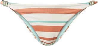 Twin-Set striped bikini bottom - women - Polyamide/Elastane/Spandex/Elastane/Polyamide - III - White