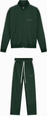 Black Bananas Dept. Taped Tracksuit - Heren - Jumpsuits - Groen - S - Katoen - Jumpsuits & Playsuits