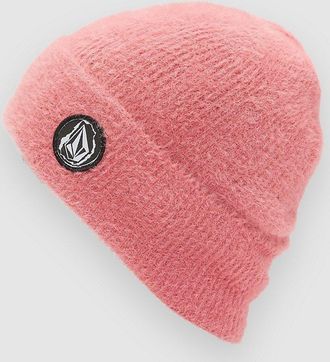 Volcom Fuzz Teddy Beanie pink