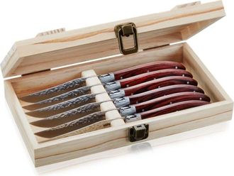 GEFU Juego de 6 cuchillos chuleteros