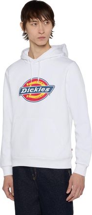 Dickies Icon Logo Polyester Unisex Volwassenen Witte Hoodie