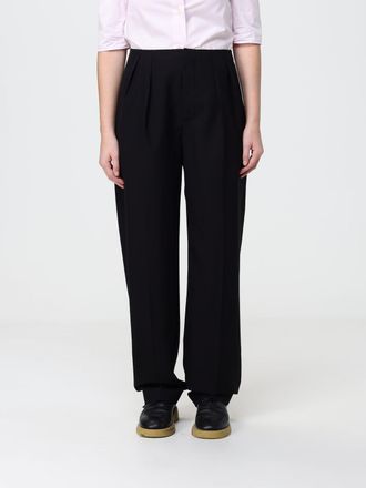 Jil Sander Camicia a maniche corte in popeline di cotone con collo a punta