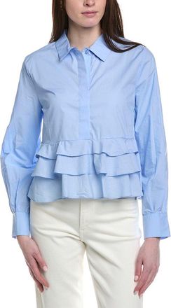 Ellen Tracy Poplin Shirt