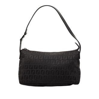 Fendi Pre-owned Fendi Zucchino Canvas Pochette Ladies 2454 8BR444 JQ5 049