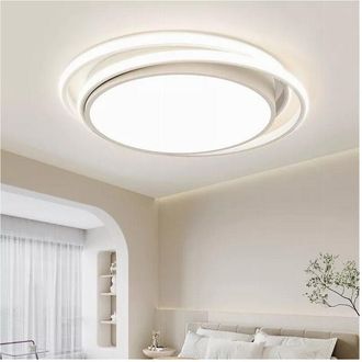 Trade Shop Trade Shop - Copy Of Plafoniera Led 32 W Rettangolare Oro Design Moderno Lampadario A Soffitto 50224