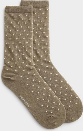 Simons Womens Pin dot socks