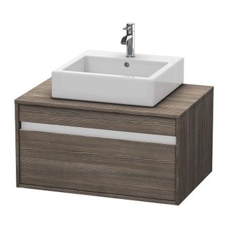 Duravit Duravit Ketho M&oacute;dulo Mural 6694, 1 Extra&iacute;ble, 800mm, Para 1 Lavabo De Montaje Superior, C&eacute;ntrico, Color (frente/cuerpo): Pino Terra Decor - Kt66940515