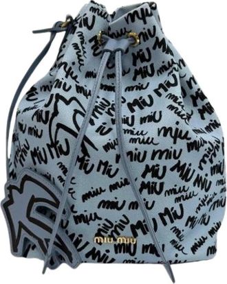 Miu Miu Pre-owned Pouch - - Pre-owned - Donna - Blu - ONE SIZE