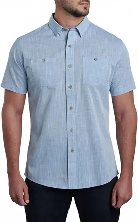 K&uuml;hl Mens Button Down Shirt In Blue