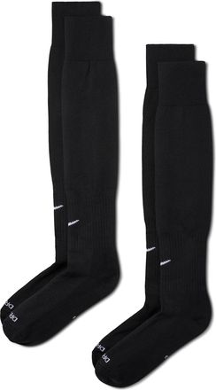 Nike Unisex Baseball/Softball Over-the-Calf Socks (2 Pairs) in Black | DJ9737-010