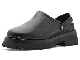 Steve Madden Erba Womens Shoes Black Leather : 6.5 M, Suede