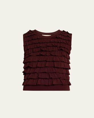 Ulla Johnson Lula Ruffle Tank Top