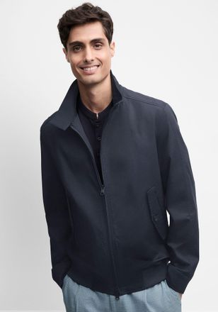 Cinque Outdoorjacke CINQUE CIMADOX, Herren, Gr. XXL, blau (dunkelblau), Web, Obermaterial: 97% Baumwolle, 3% Elasthan, unifarben, regular fit, Manschette, Ja