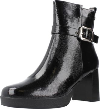 Carmela 162533C Bot&iacute;n - Dames - Laarzen met Hak - Zwart - 38 EU - Leer - Schoenen