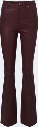 Frame Denim Pantalones flared de piel