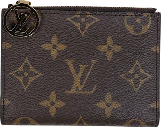 Louis Vuitton Brown Rose Monogram Wallet (Bi-Fold) (Pre-Owned)