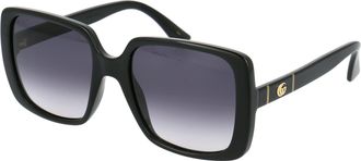 Gucci Womens Sunglasses Black-Black-Grey Injected Black/black/grey