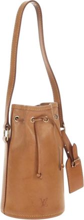 Louis Vuitton Limited Edition Dom Perignon Champagne Carrier Vachetta Leather Beige Leather Handbag (Pre-Owned)