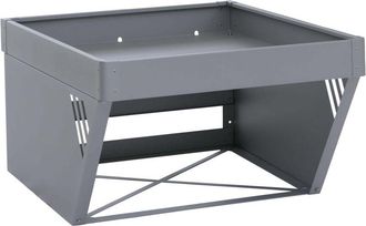 Hhg Garaje Para Robot Cortac&eacute;sped Con Jardinera Hhg-826, Techo Para Cortac&eacute;sped De Metal 40 X 60 X 70 Cm, Gris