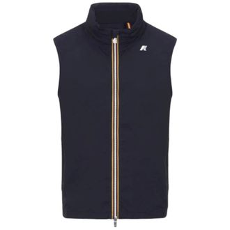 K-Way K-Way, Vests, male, Blue, Size: 2XL Valen Stretch Nylon Jersey