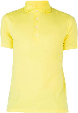 Fedeli fine-knit polo shirt - men - Fabric - 58 - Yellow
