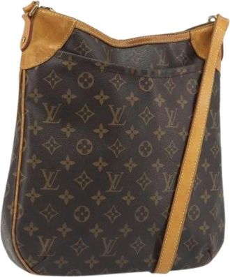 Louis Vuitton Pre-owned Vintage Monogram Shoulder Bag - Dames - Vintage Schoudertas - Bruin - ONE Size - Leer - Vintage