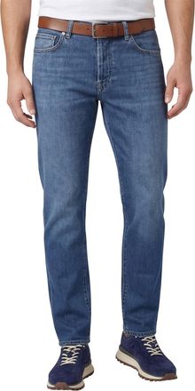 Barmas jeans blauw effen denim normale fit