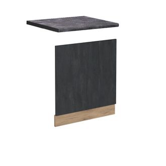 Vicco Panel Frontal R-line, Hormig&oacute;n Negro, 60 Cm Et Antracita Vicco