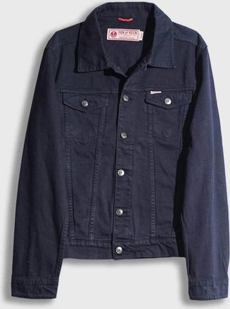 Iron And Resin Mens Bull Denim Rambler Jacket In Navy