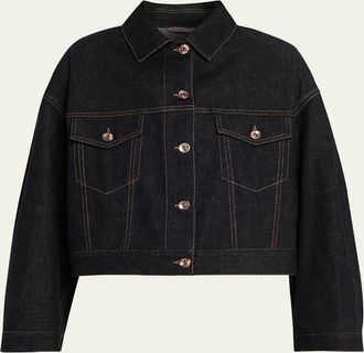 Brunello Cucinelli Boxy Denim Jacket
