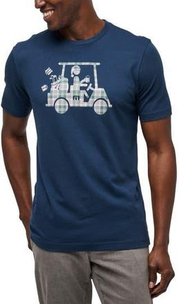 Travis Mathew Candy Cane Graphic T-Shirt in Total Eclipse at Nordstrom Rack, Size Xxx-Large