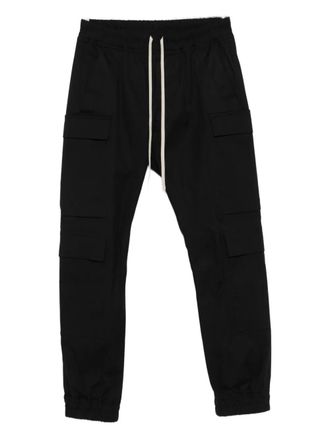 Rick Owens Mastodon drawstring cargo pants - Nero