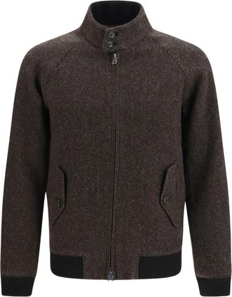 Baracuta G9 Herringbone Pattern Jacket