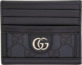 Gucci Ophidia Canvas & Leather Card Case
