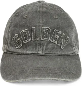 Golden Goose Cappellino da baseball con logo Golden Goose