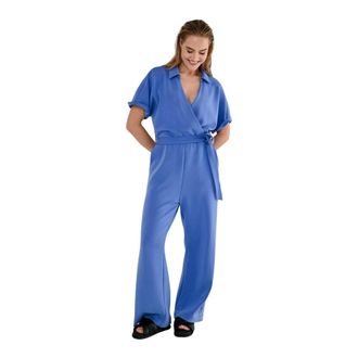 Maicazz Dames, Jumpsuits & Playsuits, Blauw, Maat: XL