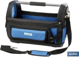 cofan Bolsa Portaherramientas Abierta 49 X 25 X 35 Cm, Bolsa Portaherramientas Abierta Adecuada Para Profesionales. Puede Utilizarse Para Guardar M&uacute;ltiples 