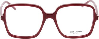 Saint Laurent Glasses, unisex, Red, Size: ONE SIZE Optical Frame