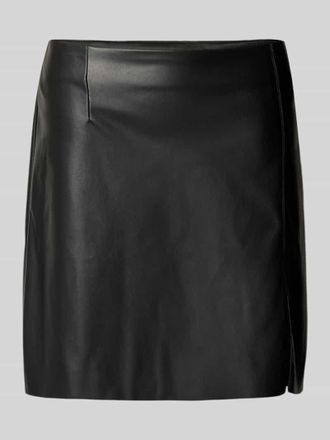Vero Moda Mini-Rock in Lederoptik Modell NELLY in Black, Größe XL