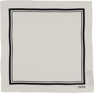 Tom Ford Square Mulberry Silk Pocket Square