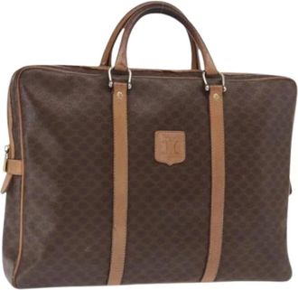 Celine Pre-owned Business Bag - Dames - Vintage Handtas - Bruin - ONE Size - Leer - Vintage