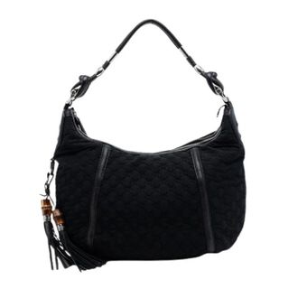 Gucci Pre-owned Shoulder Bags, female, Black, Size: ONE SIZE Pre-owned Techno Horsebit Bag