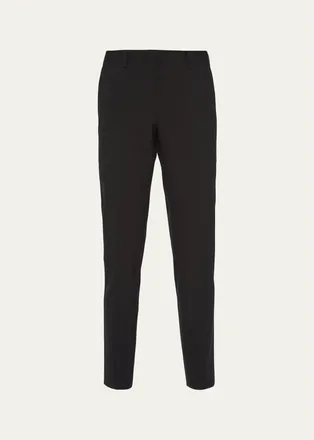 Prada Mens Wool-Stretch Tapered Leg Pants