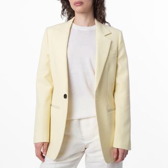 Burberry Sherbet Tailored Blazer Jacket, Brand Size 6 ( US Size 4 )