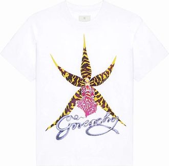 Givenchy T-shirt - Dames - T-shirts - Wit - S - Katoen - Tops