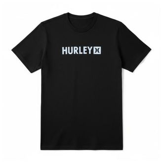 Hurley Tee S/S Printing Press The Box T-Shirt f&uuml;r Herren | schwarz